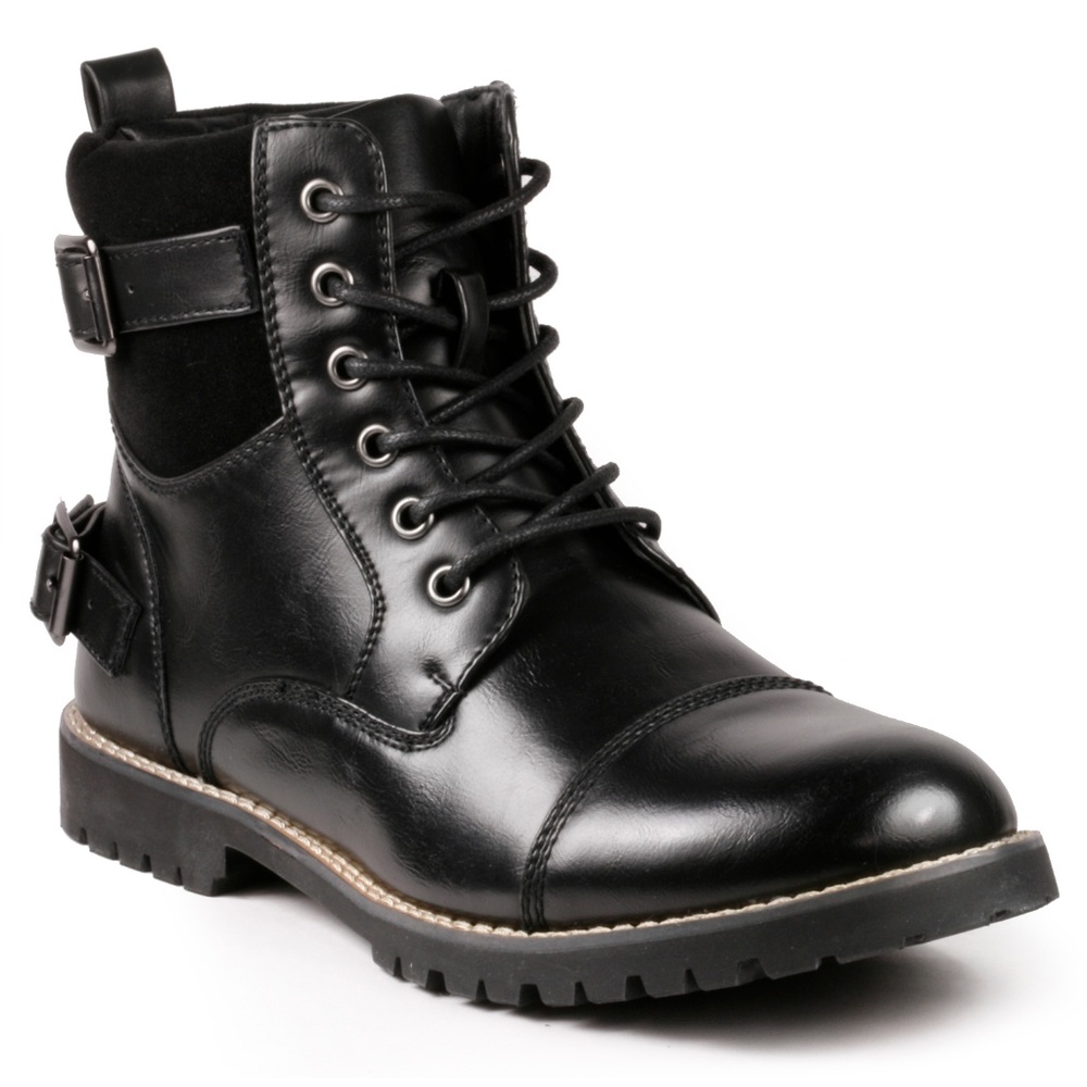 Metrocharm MC306 Black Men's Lace Up Oxford Boot